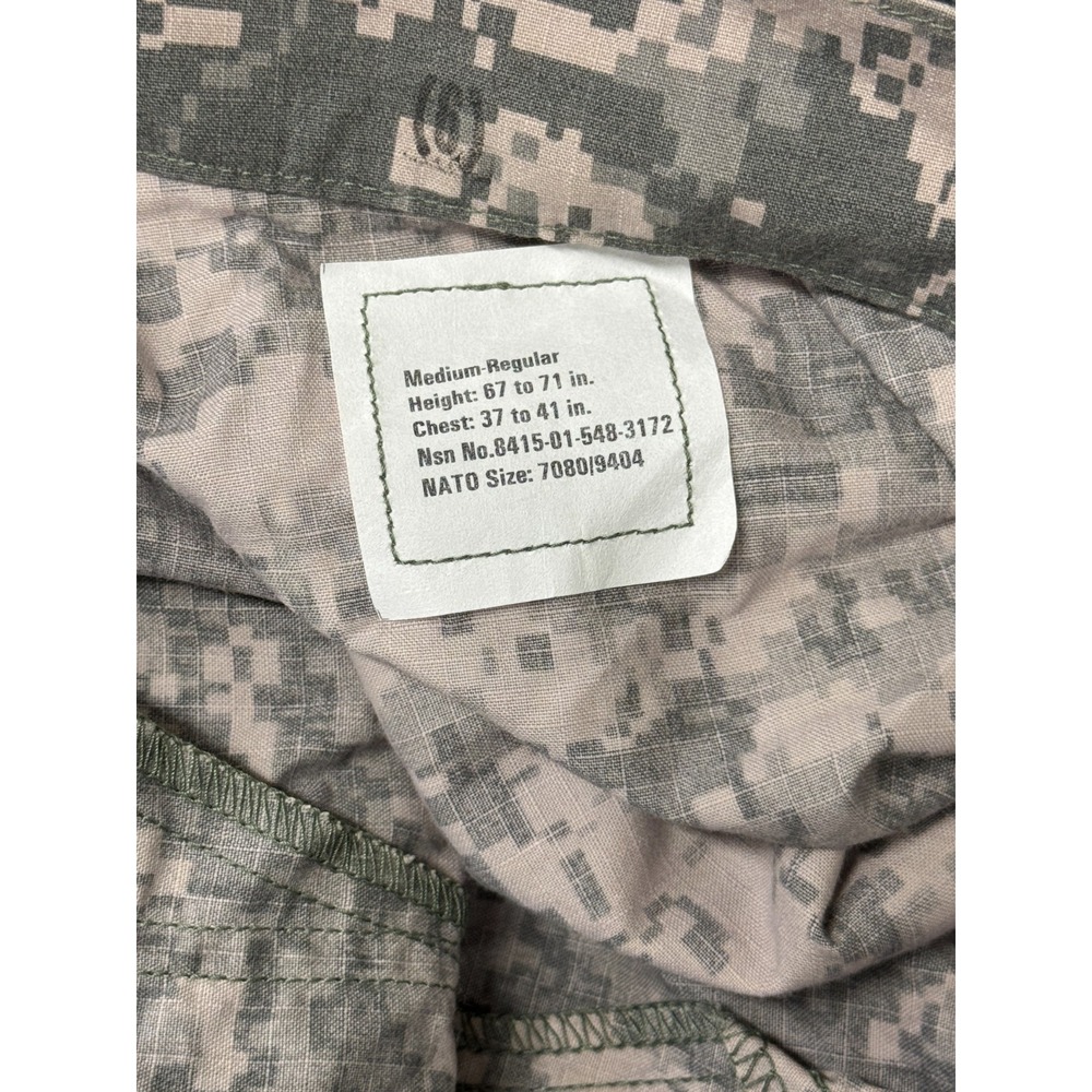 US Army FR ACU Coat Medium Regular Flame Resistant American UCP Camo Jacket NWT - Picture 4 of 5